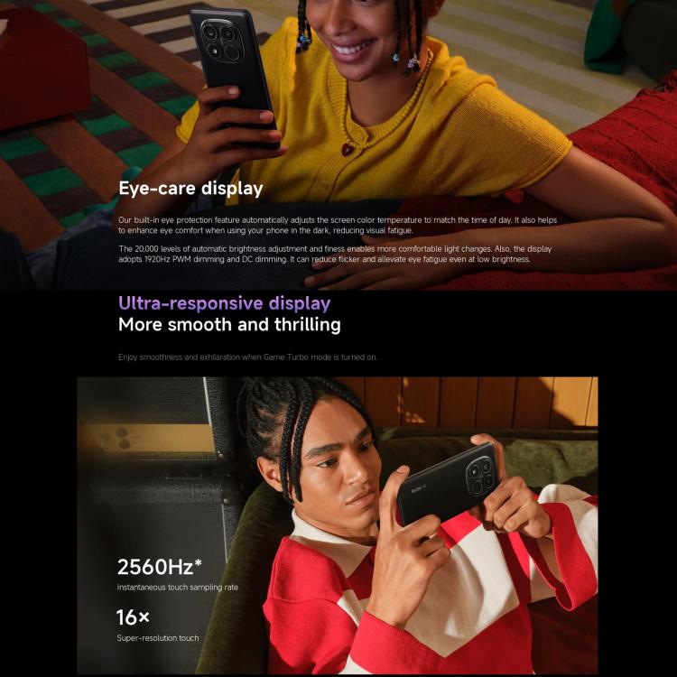 Xiaomi Redmi Note 14 Pro 5G Global, 8GB+256GB, In-screen Fingerprint, 6.67 inch Xiaomi HyperOS MediaTek Dimensity 7300-Ultra Octa Core, NFC, Network: 5G, Note 14 Pro 5G, 8GB+256GB(Black), Note 14 Pro 5G, 8GB+256GB(Purple)
