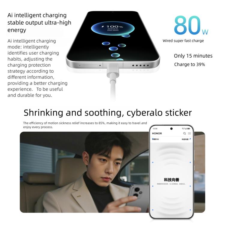 Honor 400, 16GB+512GB, Screen Fingerprint, 6.55 inch MagicOS 9.0 / ...