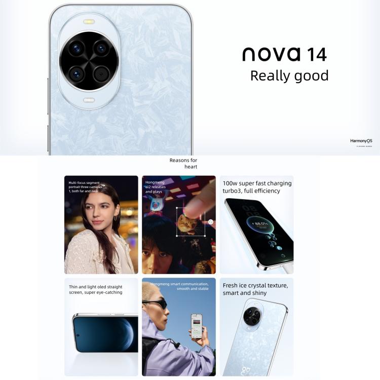 Huawei nova 14 6.7 inch HarmonyOS 5.0