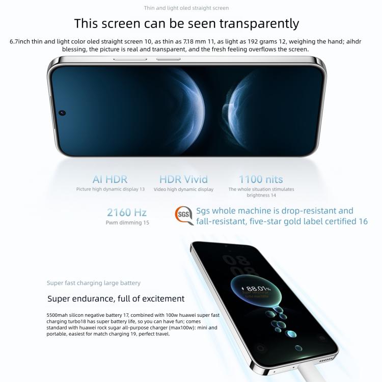 Huawei nova 14 6.7 inch HarmonyOS 5.0