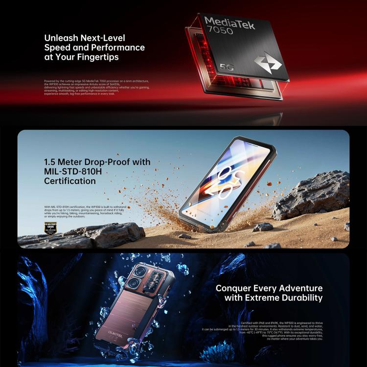 Oukitel WP300 Rugged Phone with Watch