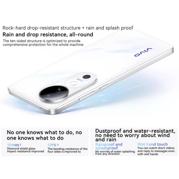 vivo S19, 12GB+256GB, Face ID / Screen Fingerprint Identification,  6.78 inch Android 14 Snapdragon 7 Gen 3 Octa Core, OTG, NFC, Network: 5G, 12GB+256GB