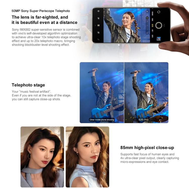 vivo S20 Pro, 16GB+512GB, Face ID / Screen Fingerprint Identification, 6.67 inch Android 15 Dimensity 9300+ Octa Core, OTG, NFC, Network: 5G, 16GB+512GB, S20 Pro, 16GB+512GB, S20 Pro,16GB+512GB