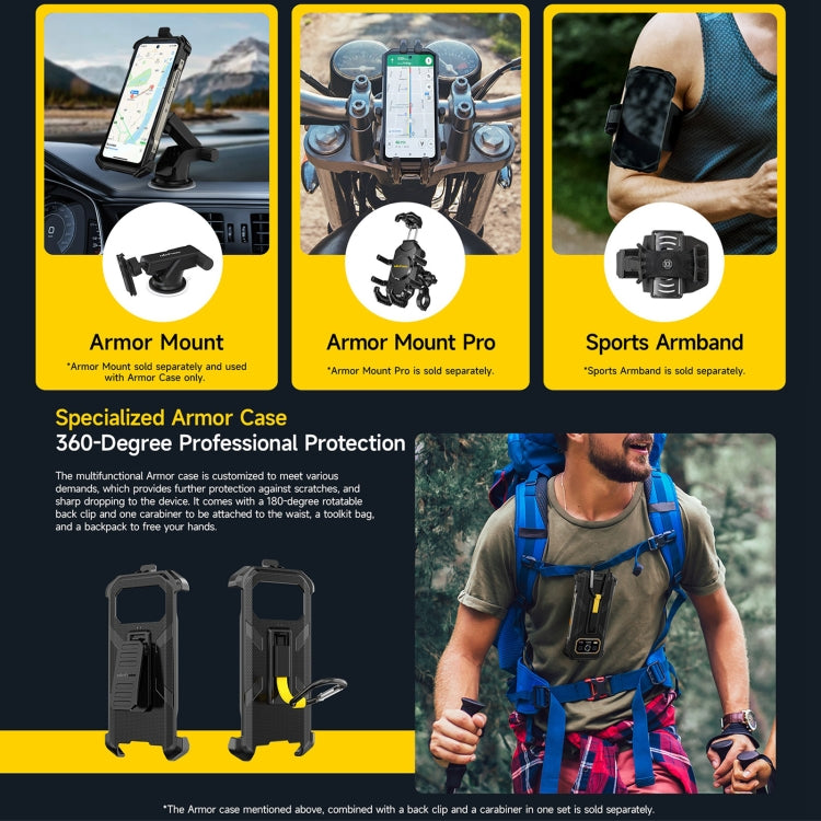 Ulefone Armor 27 Pro Rugged Phone, 12GB+256GB, Night Vision, 10600mAh, 6.78 inch Android 14 MediaTek Dimensity 6300 Octa Core, Network: 5G, NFC, Armor 27 Pro - NMNYSX