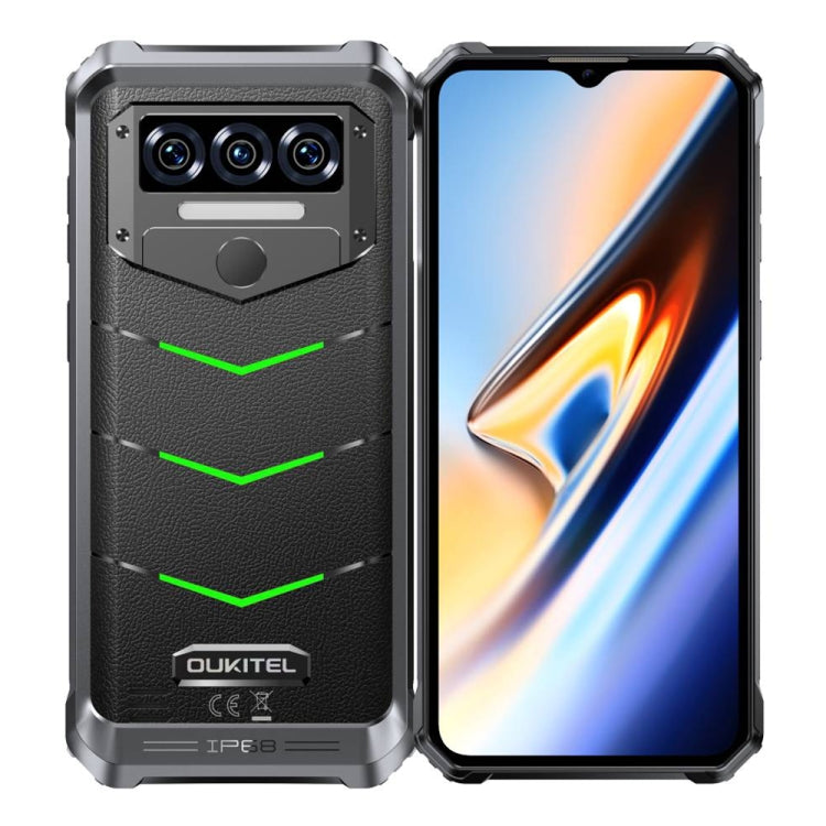 Oukitel WP38 Rugged Phone, 12GB+256GB, IP68/IP69K, Fingerprint Identification, 10600mAh, 6.52 inch MediaTek MT8788 Octa Core, NFC, OTG, Network: 4G - NMNYSX