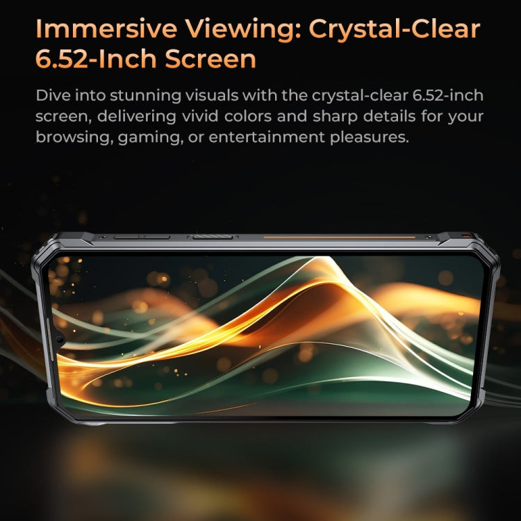 Oukitel WP38 Rugged Phone, 12GB+256GB, IP68/IP69K, Fingerprint Identification, 10600mAh, 6.52 inch MediaTek MT8788 Octa Core, NFC, OTG, Network: 4G - NMNYSX