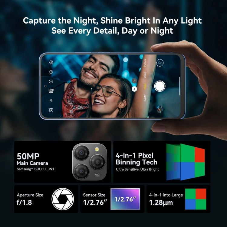 Blackview SHARK 9, 8GB+256GB, 6.67 inch Android 14 Unisoc T820 Octa Core, Network: 5G - NMNYSX