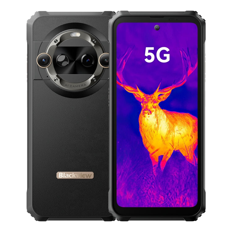Blackview BL9000 Pro 5G, Thermal Imaging Camera, 12GB+512GB, IP68/IP69K/MIL-STD-810H, 6.78 inch Android 14 MediaTek Dimensity 8020 Octa Core, Network: 5G, NFC, OTG, BL9000 Pro 5G 12GB+512GB - NMNYSX