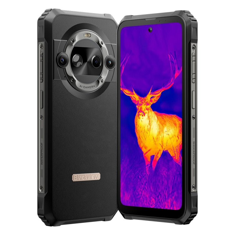 Blackview BL9000 Pro 5G, Thermal Imaging Camera, 12GB+512GB, IP68/IP69K/MIL-STD-810H, 6.78 inch Android 14 MediaTek Dimensity 8020 Octa Core, Network: 5G, NFC, OTG, BL9000 Pro 5G 12GB+512GB - NMNYSX