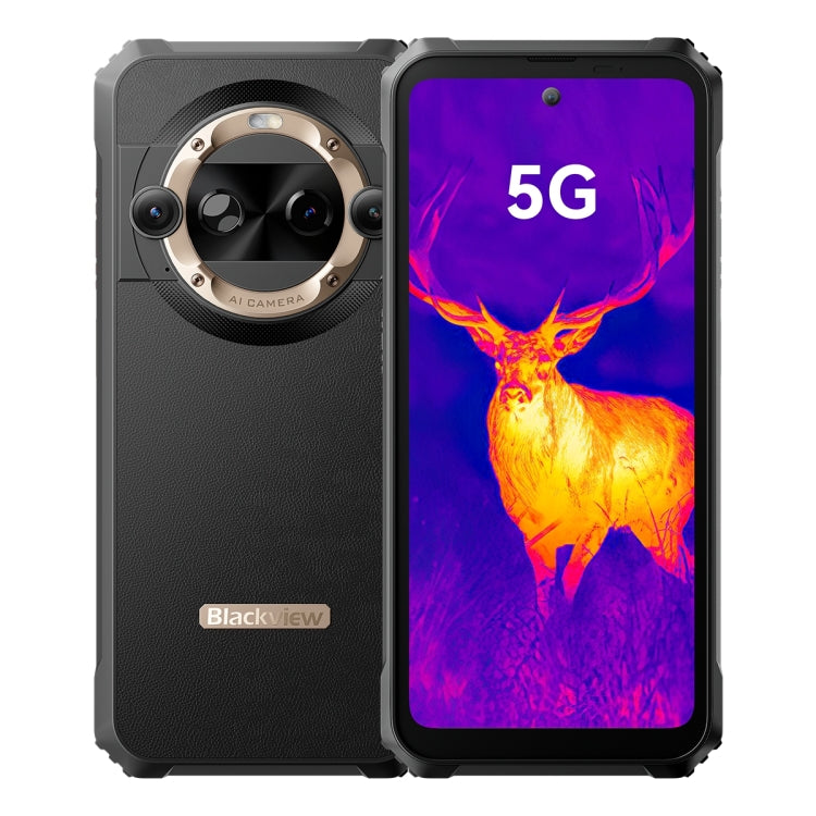Blackview BL9000 Pro 5G, Thermal Imaging Camera, 12GB+512GB, IP68/IP69K/MIL-STD-810H, 6.78 inch Android 14 MediaTek Dimensity 8020 Octa Core, Network: 5G, NFC, OTG, BL9000 Pro 5G 12GB+512GB - NMNYSX