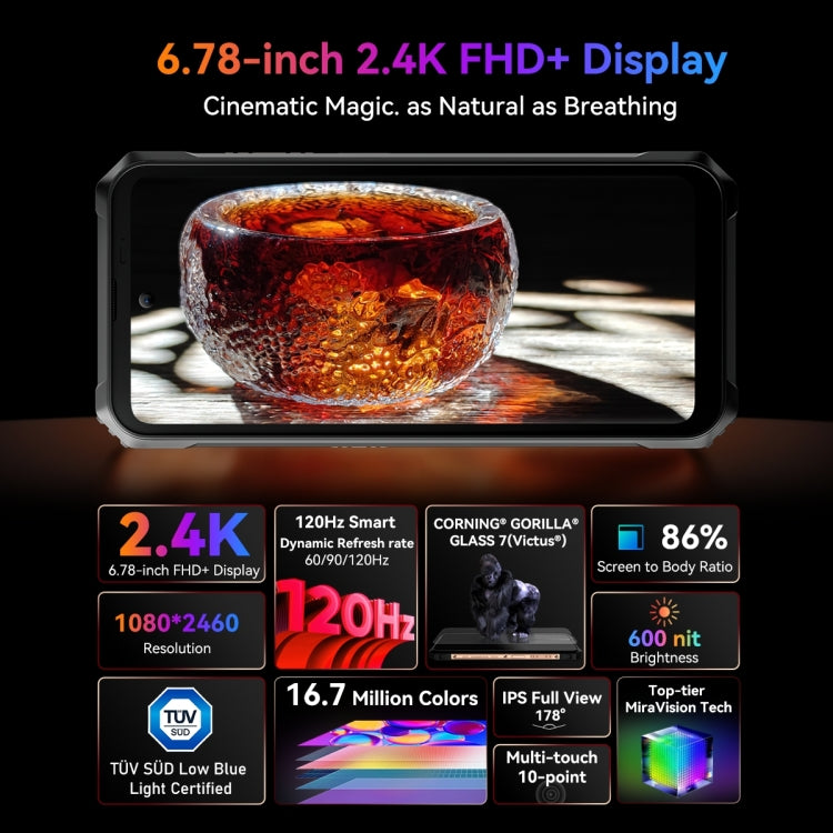 Blackview BL9000 Pro 5G, Thermal Imaging Camera, 12GB+512GB, IP68/IP69K/MIL-STD-810H, 6.78 inch Android 14 MediaTek Dimensity 8020 Octa Core, Network: 5G, NFC, OTG, BL9000 Pro 5G 12GB+512GB - NMNYSX