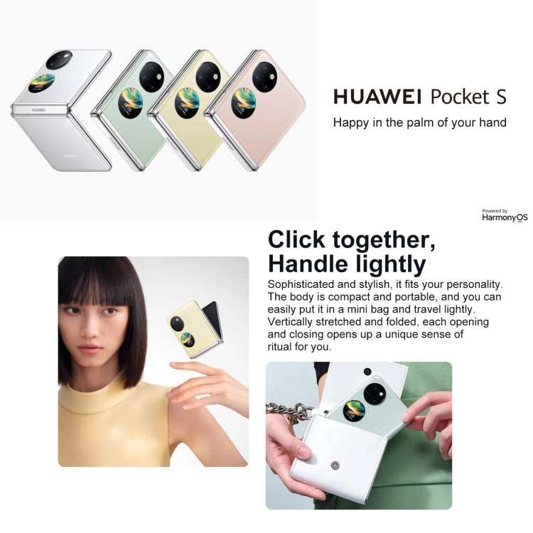 HUAWEI Pocket S 128GB BAL-AL60, 40MP Camera, China Version 4G smartphone telephony telephone mobile phone