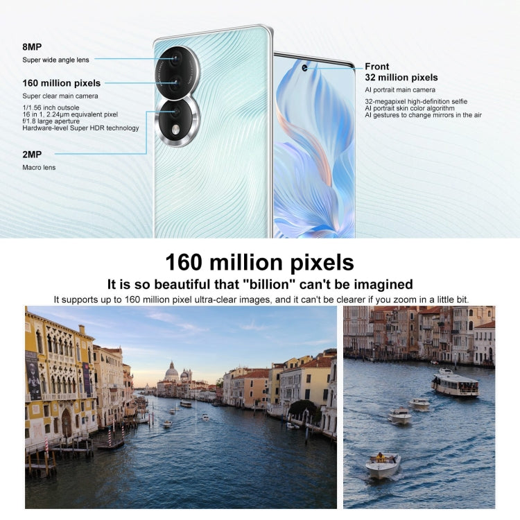 Honor 80 5G ANN-AN00, 160MP Cameras, 8GB+256GB, China Version 4G smartphone telephony telephone mobile phone