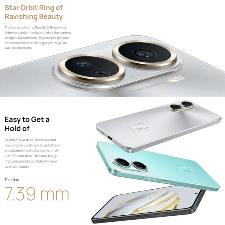 HUAWEI nova 10 SE BNE-AL00, 256GB, China Version  4G smartphone telephony telephone mobile phone