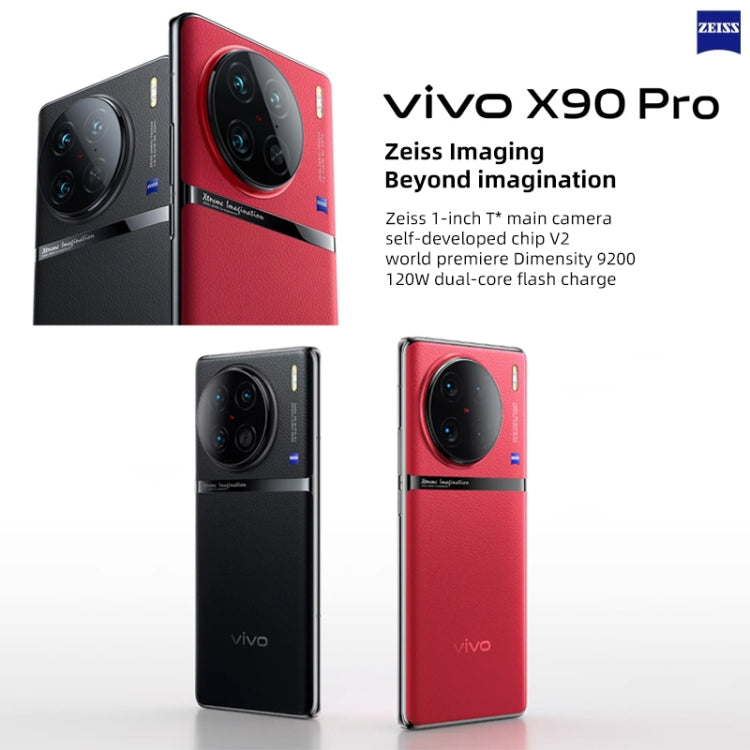 vivo X90 Pro 5G, 50MP Camera, 12GB+512GBBack smartphone Ca4870mAh Battery, 6.78 inch Android 13.0 OriginOS 3 MediaTek Dimensity 9200 Octa Core up to 3.05GHz, NFC, OTG, Network: 5G, Support Google Play, Support 50W Wireless Flash Charging�������...