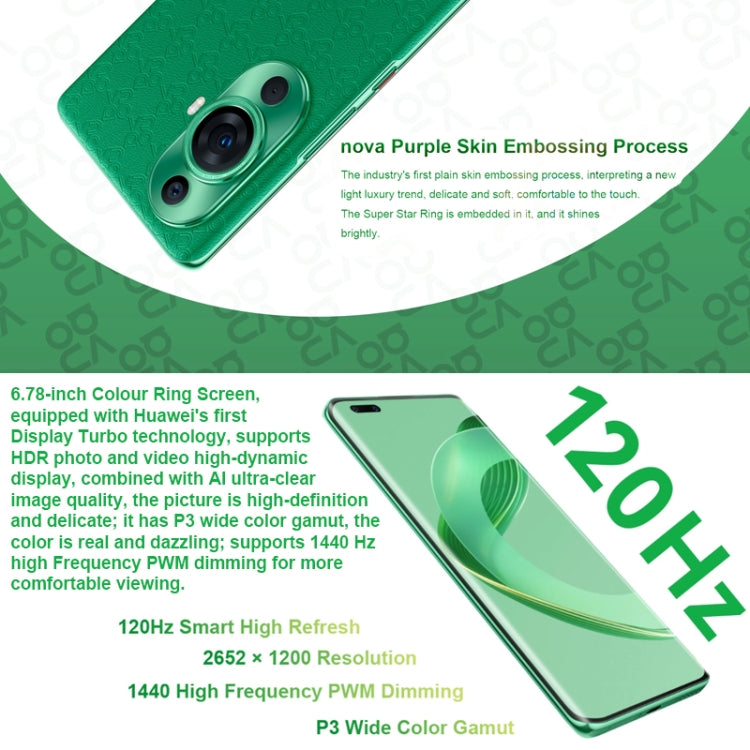 HUAWEI nova 11 Ultra GOA-AL80U, 60MP Front Camera, 512GB, China Version 4G  Smartphone Telephony Telephone mobile phone