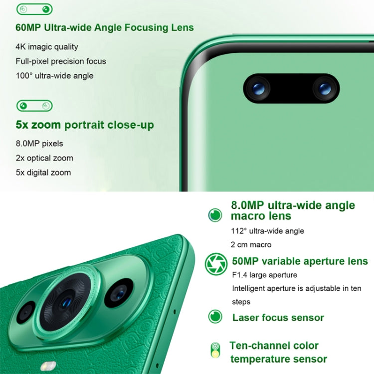 HUAWEI nova 11 Ultra GOA-AL80U, 60MP Front Camera, 512GB, China Version 4G  Smartphone Telephony Telephone mobile phone