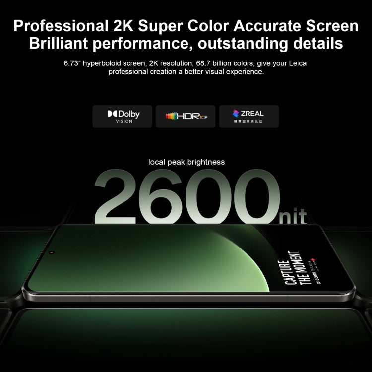 Quad Leica Back Cameras, In-screen Fingerprint Identification, 5000mAh Battery, 6.73 inch 2K OLED MIUI 14 Qualcomm Snapdragon 8 Gen2 Octa Core 4nm up to 3.19GHz, Network: 5G, NFC, Wireless Charging Function, 16GB+1TB