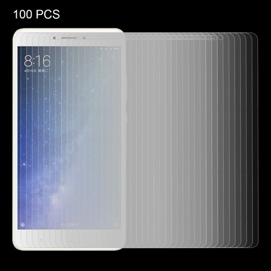 100 PCS for Xiaomi Mi Max 2 0.3mm Tempered Glass Screen Film
