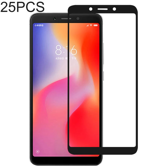 25 PCS Tempered Glass film for Xiaomi Redmi 6 & 6A