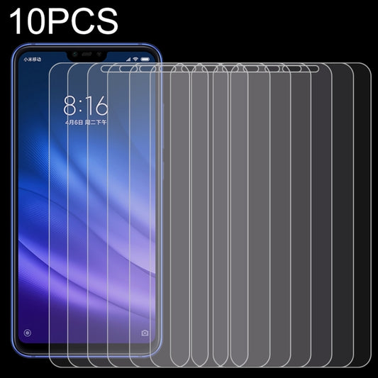 10 PCS 9H 2.5D Tempered Glass Film for Xiaomi Mi 8 Lite