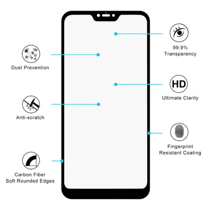 Carbon Fiber Tempered Glass Film for Xiaomi Redmi Note 6