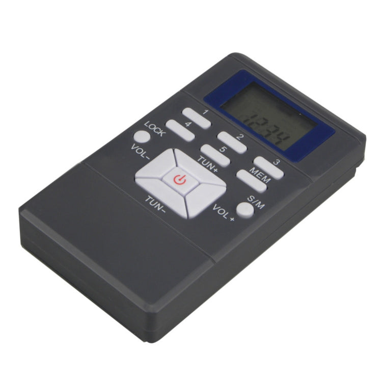 Portable Mini Frequency Modulation Digital LCD Display Radio Receiver