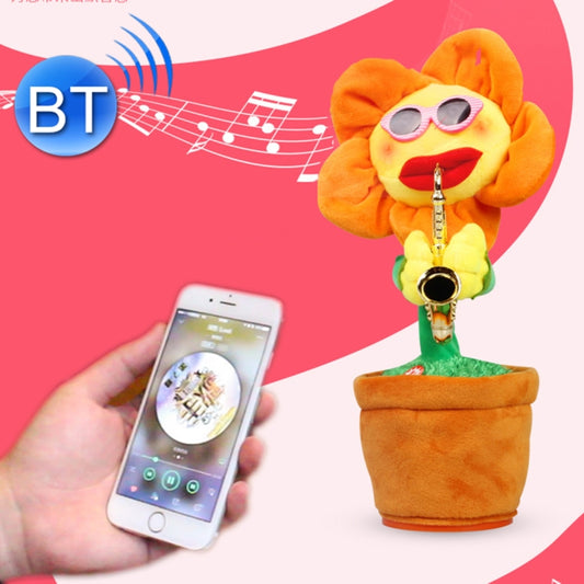 Electric Sunflower Plush Children Toy