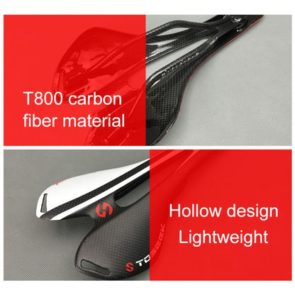 TOSEEK Carbon Fiber Bicycle Seat
