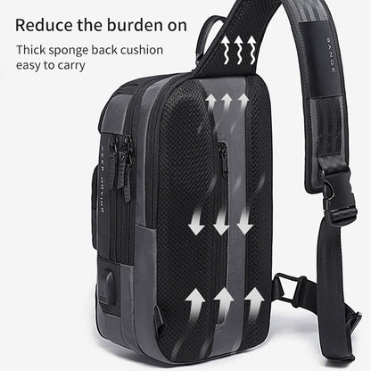 BANGE Fashion Travel Chest Bag Business Backpack Single Shoulder Bag