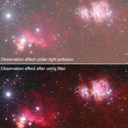 Datyson Telescope UHC Blocking Urban Light Pollution 1.25 inch Light Pollution Blocking Filter