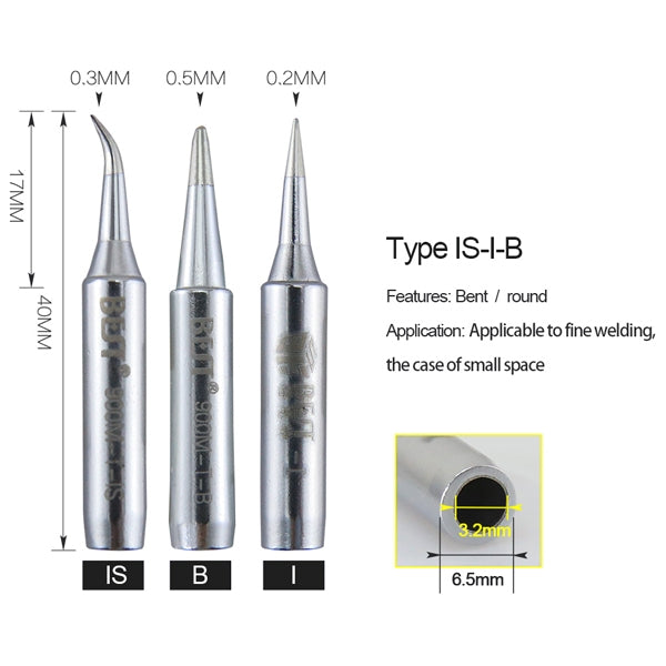 BEST 900M-T-I Lead Free Series Soldering Tip