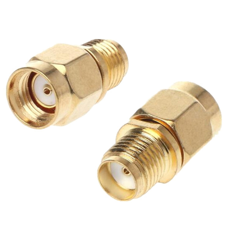 Straight Gold Plated RP-SMA Male to SMA Female Adapter�������������...