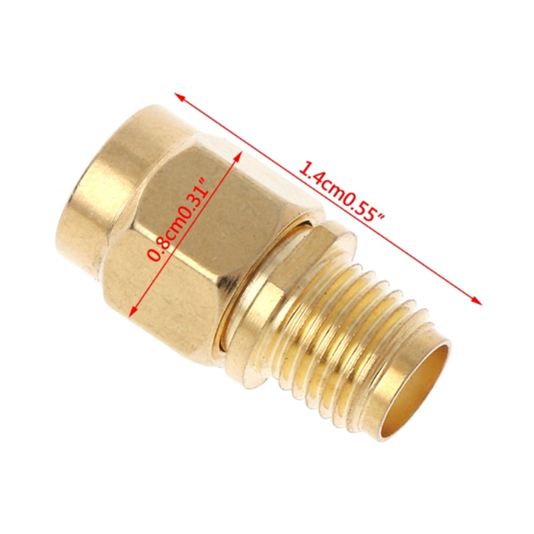 Straight Gold Plated RP-SMA Male to SMA Female Adapter�������������...