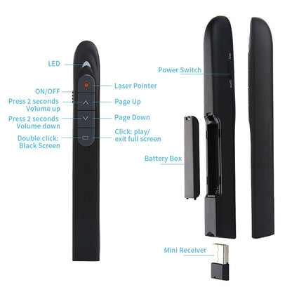XM930 2.4GHz Wireless Laser PowerPoint Page Turning Pen
