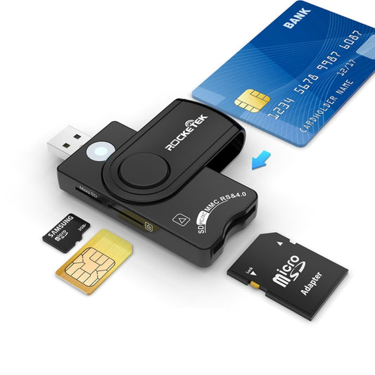 USB3.0 + TF/SD + SIM + Smart Card Multi-function Card Reader
