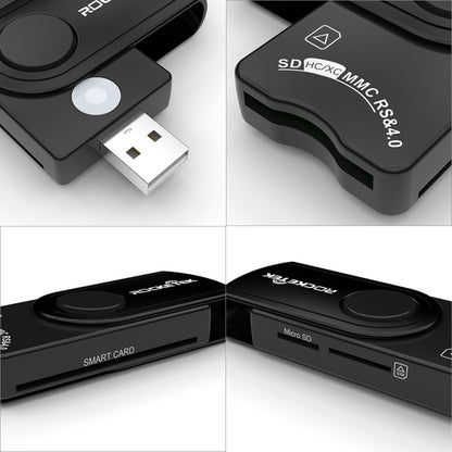 USB3.0 + TF/SD + SIM + Smart Card Multi-function Card Reader