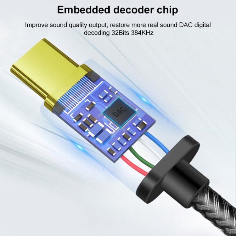 TA12-R2 Type-C to 3.5mm Audio Earphone Adapter