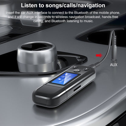 K15-Pro 2 in 1 USB Car Bluetooth Receiver Transmitter