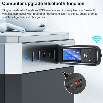 K15-Pro 2 in 1 USB Car Bluetooth Receiver Transmitter