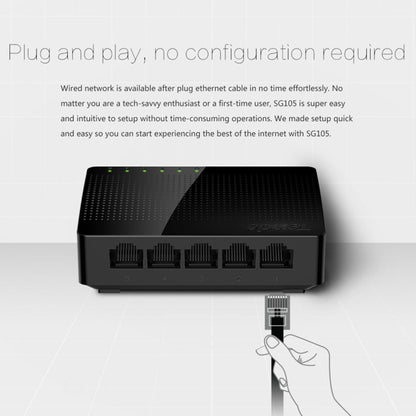 Tenda SG105 1000Mpbs Fast Gigabit Ethernet Network Switch