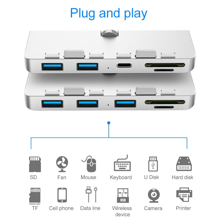 Rocketek For iMac Multi-function HUB Expansion Dock