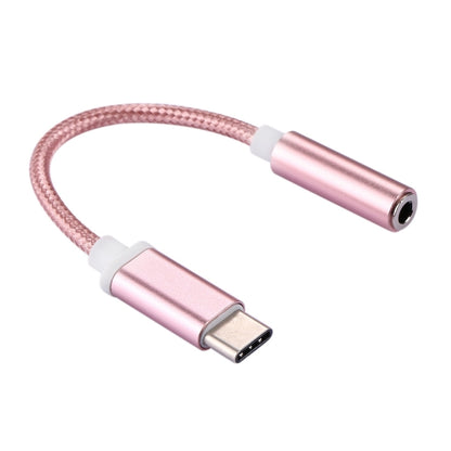 Type-C to 3.5mm Weave Texture Audio Adapter