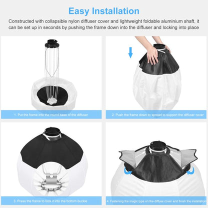 PULUZ 120W Studio Light Softbox Photography Kit