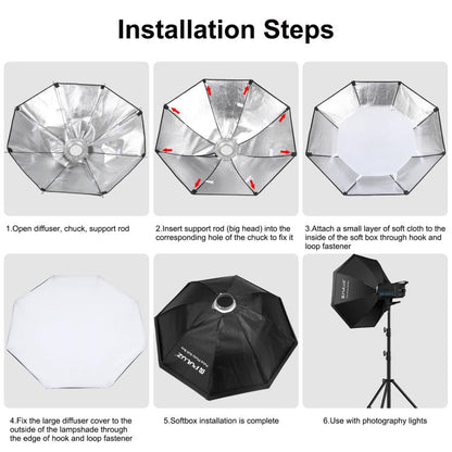 PULUZ 120W Photo Studio Strobe Flash Light Kit