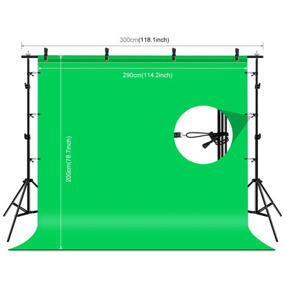 PULUZ 2.9x2m Photo Studio Background Support Stand