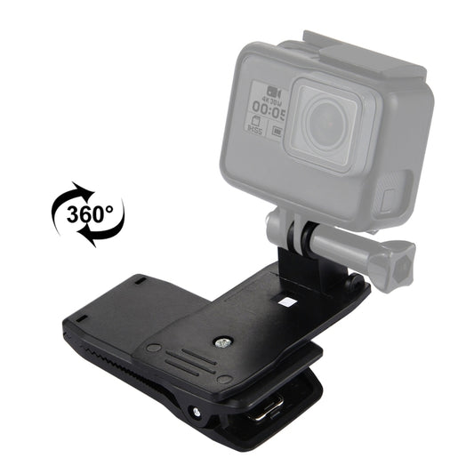 360 Degree Rotating Backpack Hat Rec-mounts for GoPro