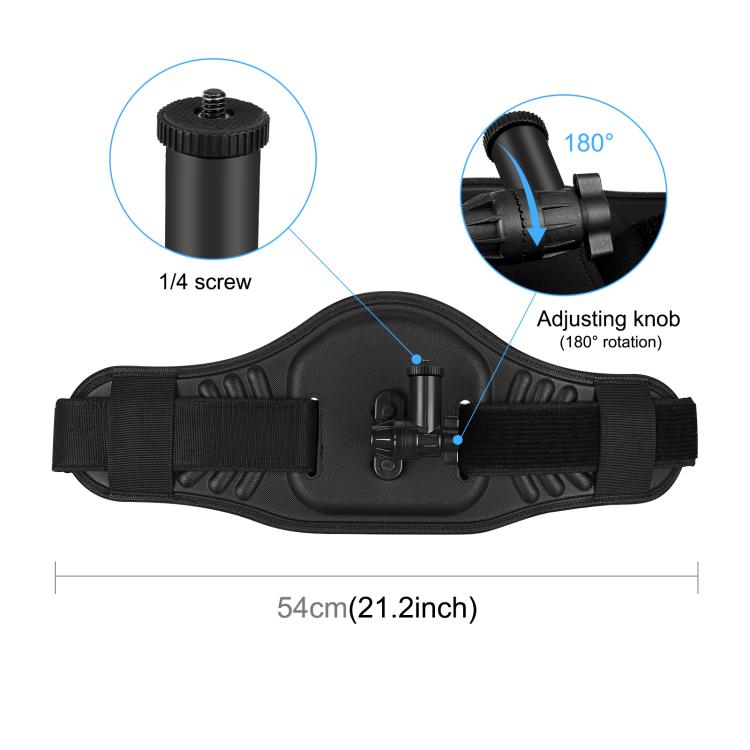 PULUZ Waist Belt Mount Strap for GoPro