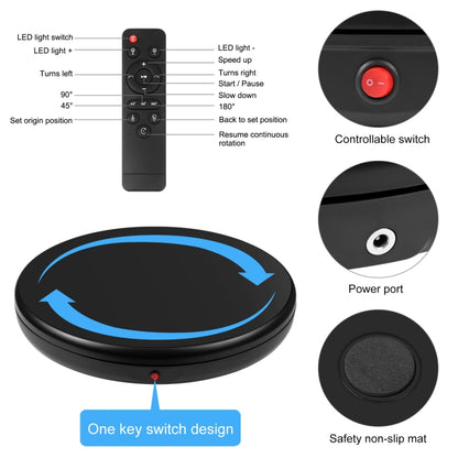 PULUZ 45cm Adjusting Speed Rotating Turntable Display Stand
