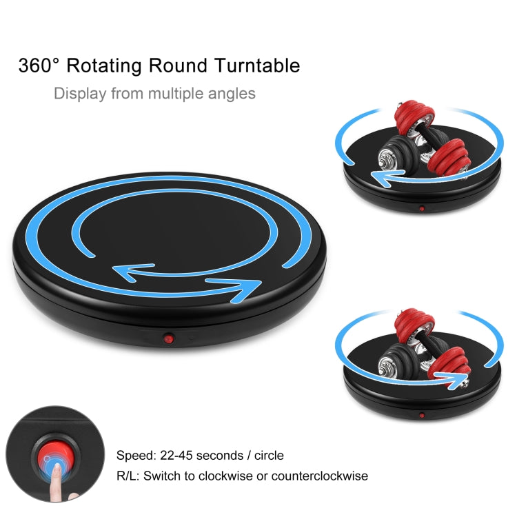 PULUZ 45cm Adjusting Speed Rotating Turntable Display Stand